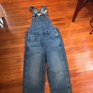 Madewell Bib Denim Overalls.  Size Small